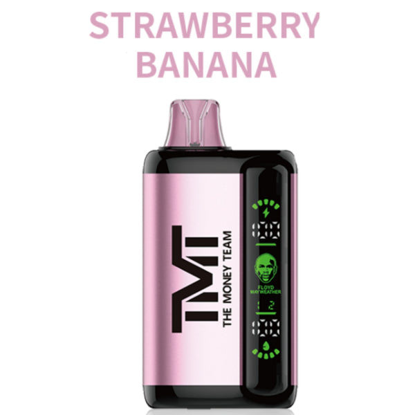 TMT by Floyd Mayweather 15,000 Puffs Disposable Vape 20mL Best Flavor Strawberry Banana
