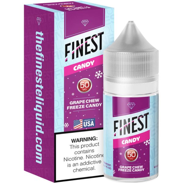 Best Deals - The Finest Candy Edition Salt 30mL - Grape Chew Freeze Candy 50mg