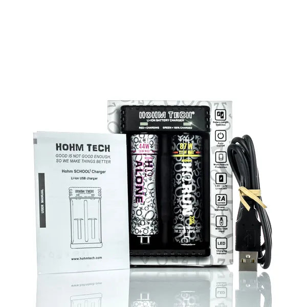 Hohm Tech Hohm School 2 Bay Battery Charger