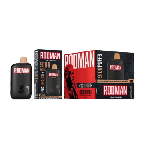 RODMAN by 9100 Puffs 16mL Rechargeable Vape up to 20k Puffs Best Flavor VC Tobacco