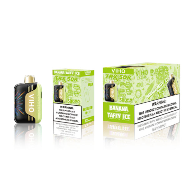 VIHO TRX 50,000 Puffs Disposable Banana Taffy Ice