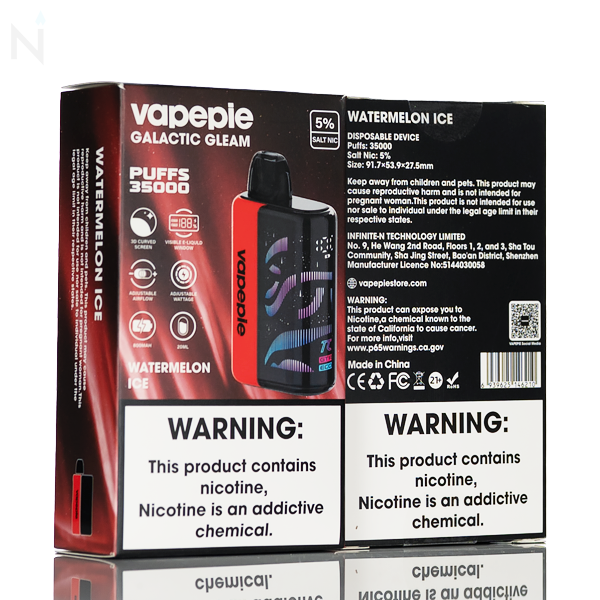 Best Deal Vapepie Galactic Gleam 35K Puffs Disposable