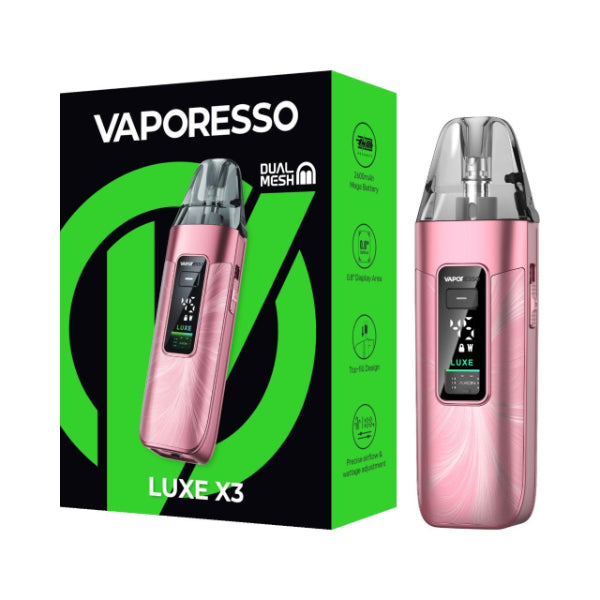 Vaporesso Luxe X3 Pod System Kit Sheer Pink