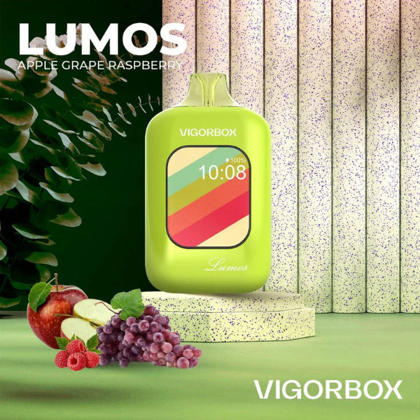 Vigorbox Lumos 25,000 Disposable Vape Apple Grape Raspberry