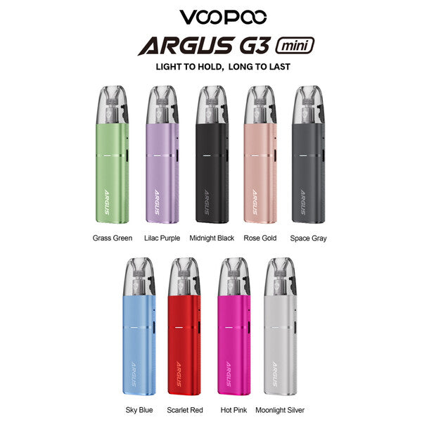 Best Colors VooPoo Argus G3 Mini Pod System Kit