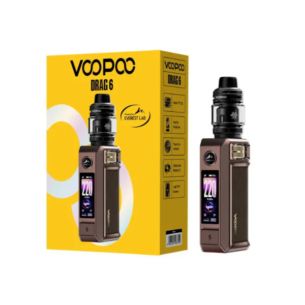VooPoo Drag 6 Starter Kit Brown