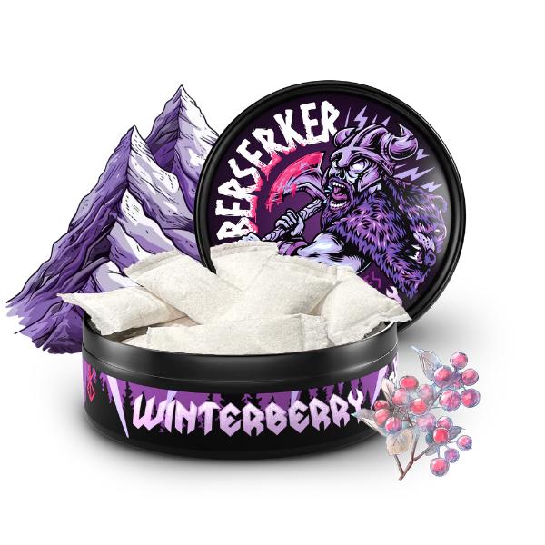 Best Deal Berserker Caffeine Pouches (15ct Can) 5 Pack - Winterberry