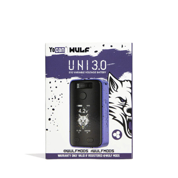 Best Deal Wulf Mods UNI 3.0 Battery - Purple Black Splatter