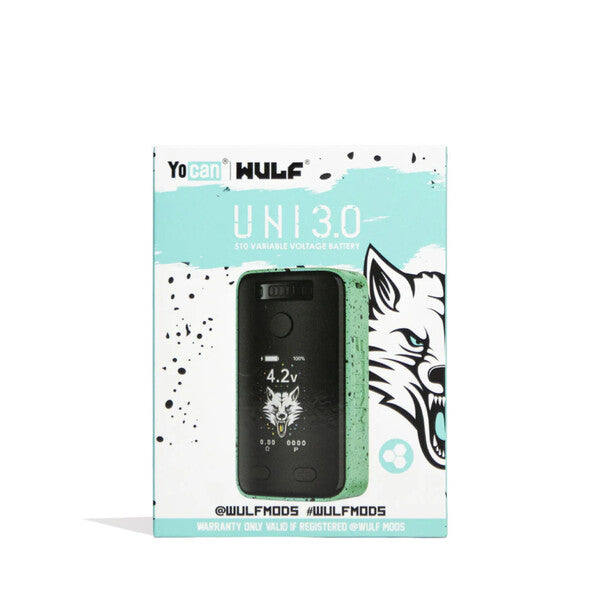 Best Deal Wulf Mods UNI 3.0 Battery - Teal Black Splatter