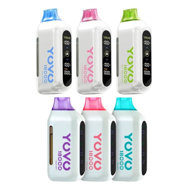 Best Flavors YOVO Ultra 18000 Puffs Rechargeable Vape Disposable 15mL