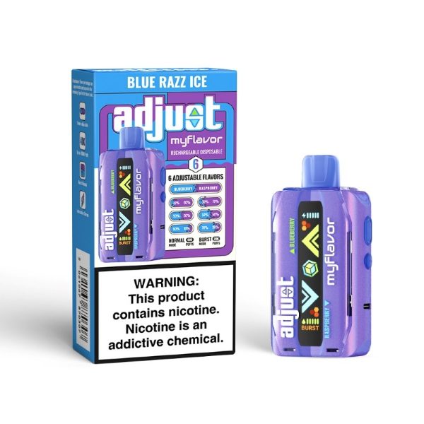 Adjust MyFlavor 40,000 Puffs Disposable - Blue Razz Ice