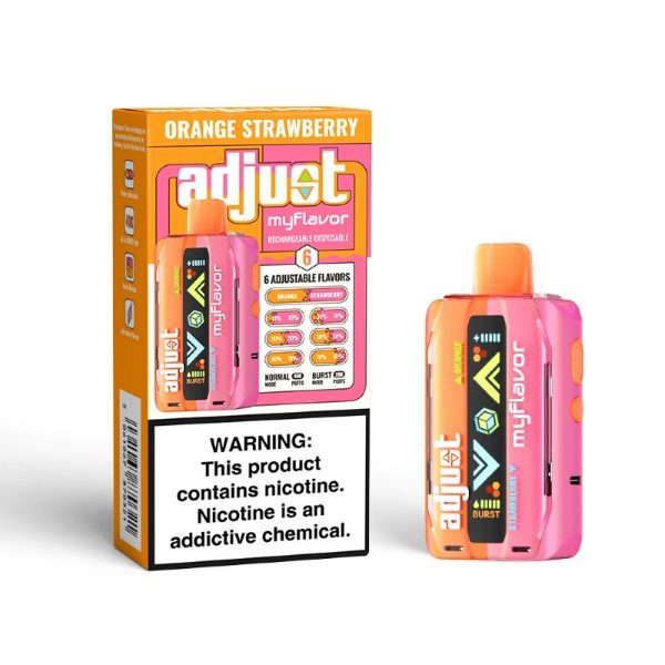 Adjust MyFlavor 40,000 Puffs Disposable - Orange Strawberry