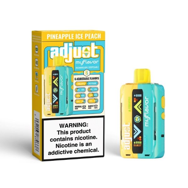 Adjust MyFlavor 40,000 Puffs Disposable - Pineapple Ice Peach