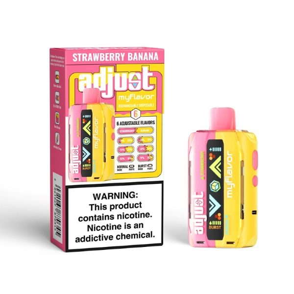 Adjust MyFlavor 40,000 Puffs Disposable - Strawberry Banana