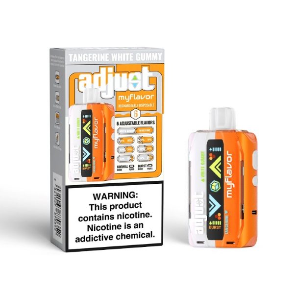 Adjust MyFlavor 40,000 Puffs Disposable - Tangerine White Gummy