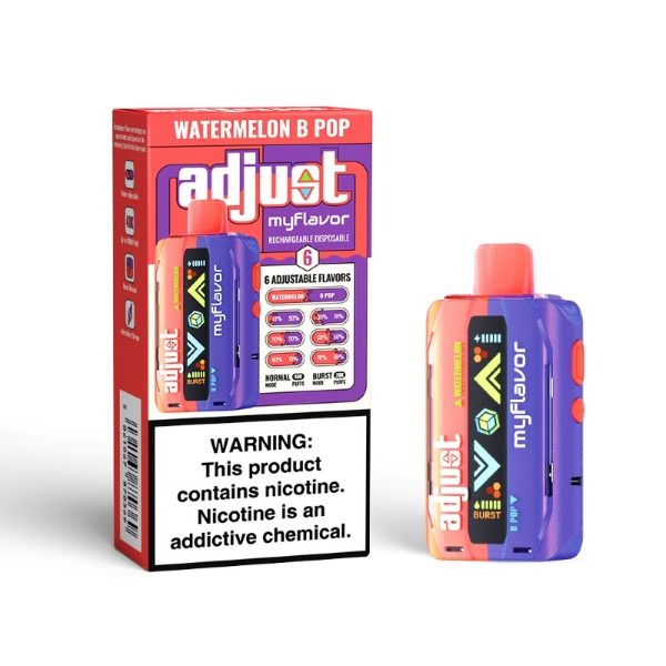 Adjust MyFlavor 40,000 Puffs Disposable - Watermelon B Pop