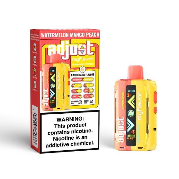 Adjust MyFlavor 40,000 Puffs Disposable - Watermelon Mango Peach