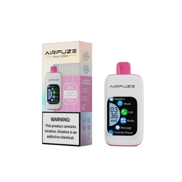 AIRFUZE Smart 30000 Puff Disposable Vape - Blueberry Watermelon