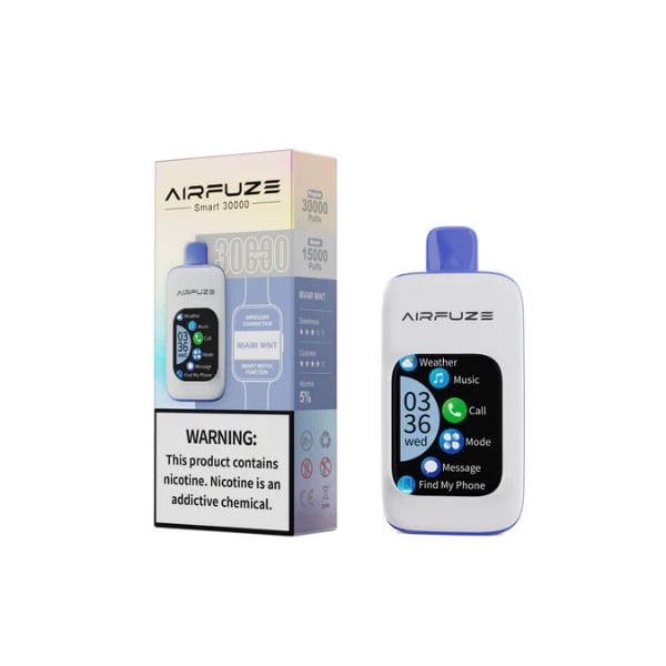 AIRFUZE Smart 30000 Puff Disposable Vape - Miami Mint