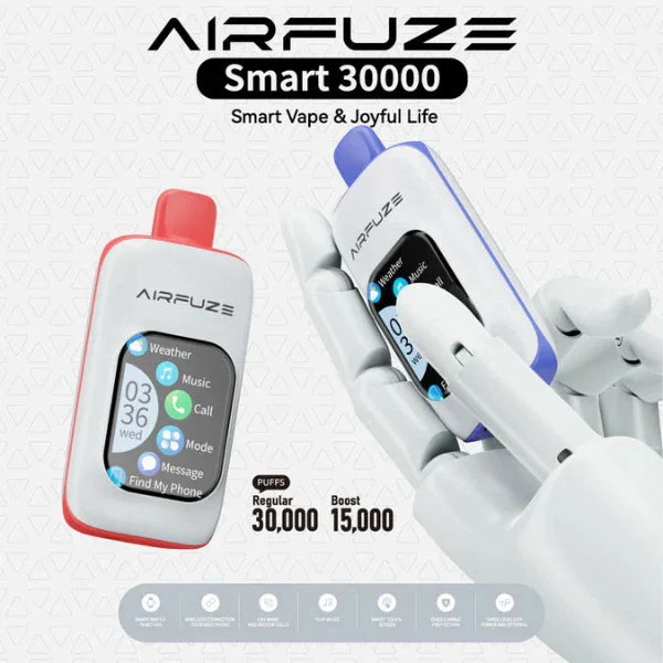 AIRFUZE Smart Phone 30000 Puff Disposable Vape 20mL $6.99 eLiquid.com AIRFUZE Smart Phone 30000 Puff Disposable Vape 20mL $6.99 eLiquid.com