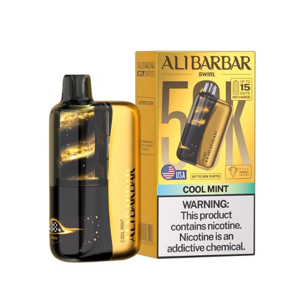 Alibarbar Swirl 50,000 Puff Disposable Cool Mint
