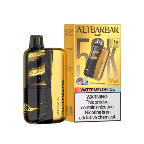 Alibarbar Swirl 50,000 Puff Disposable Watermelon Ice