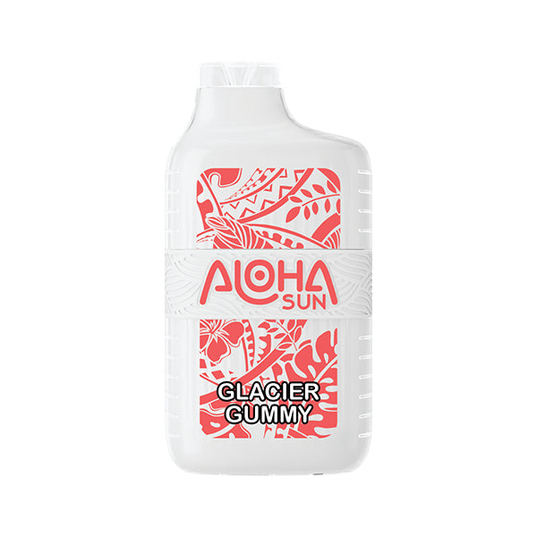 Aloha Sun 7000 Puffs Vape Disposable 15mL Best Flavor Glacier Gummy
