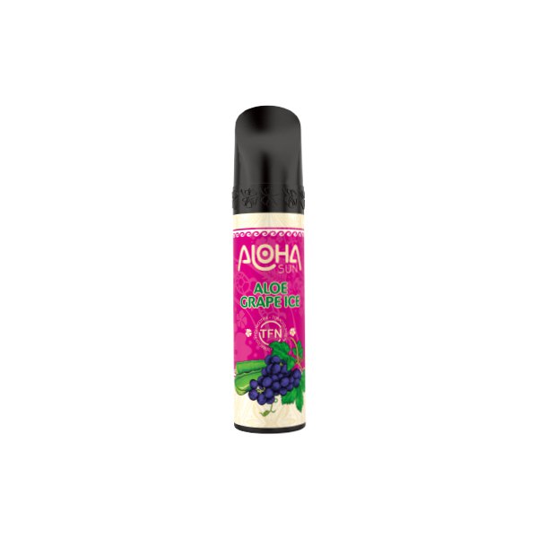 Aloe Grape Ice 3% Aloha Sun TFN Single Disposable Bulk Cheap Deal!