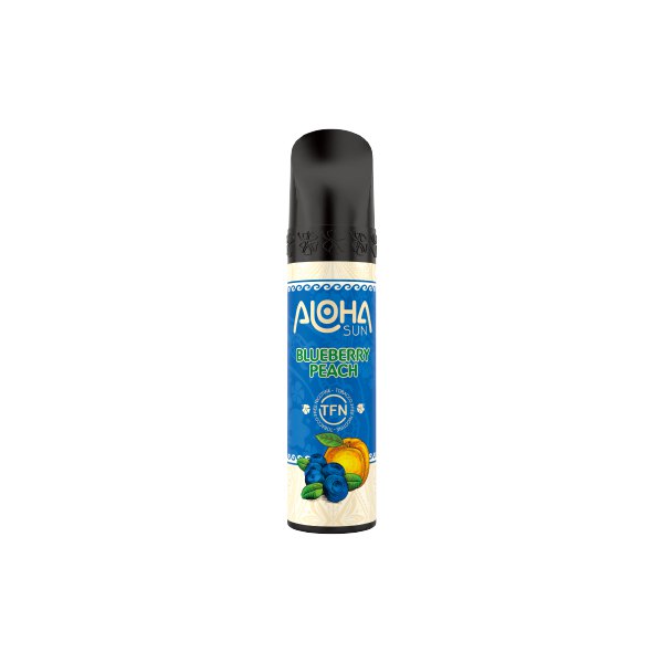 Blueberry Peach 3% Aloha Sun TFN Single Disposable Bulk Deal!