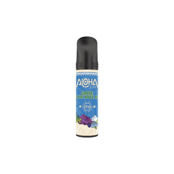 Grape Blue Razz Ice 3% Aloha Sun TFN Single Disposable Bulk Deal!