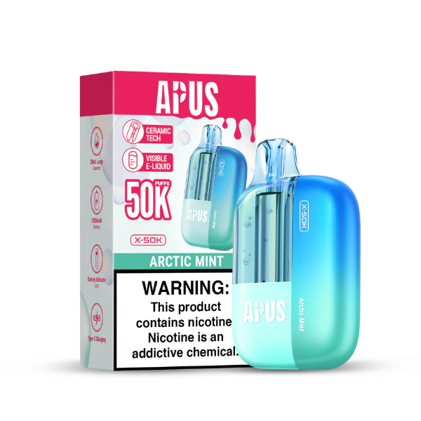 APUS X-50K Disposable Device - 50,000 Puffs -Arctic Mint