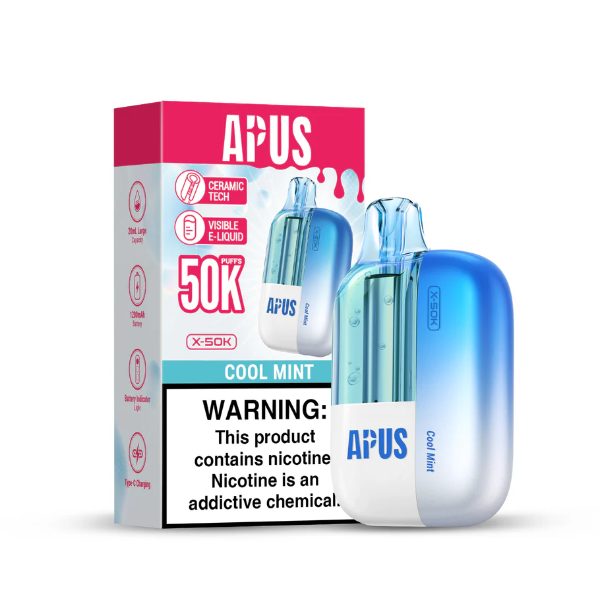APUS X-50K Disposable Device - 50,000 Puffs -Cool Mint