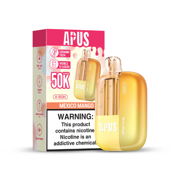 APUS X-50K Disposable Device - 50,000 Puffs -Mexico Mango