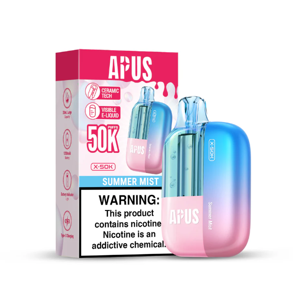 APUS X-50K Disposable Device - 50,000 Puffs -Summer Mist