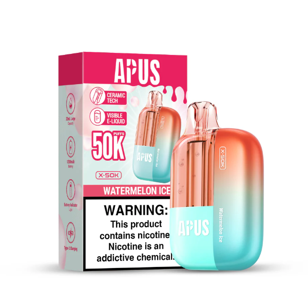 APUS X-50K Disposable Device - 50,000 Puffs -Watermelon Ice