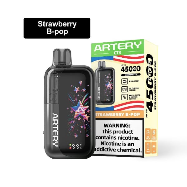 Artery CT3 Clearo 45,000 Puffs Disposable - TX Compliant Edition