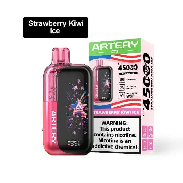 Artery CT3 Clearo 45,000 Puffs Disposable - TX Compliant Edition