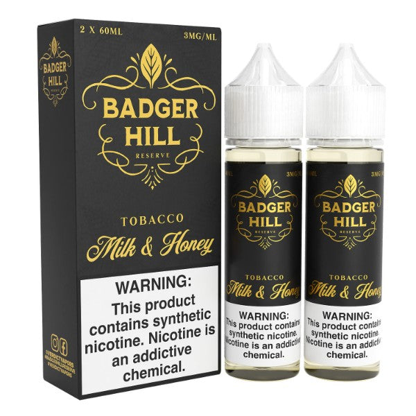 Badger Hill Reserve Series 2x60ML - Milk & Honey