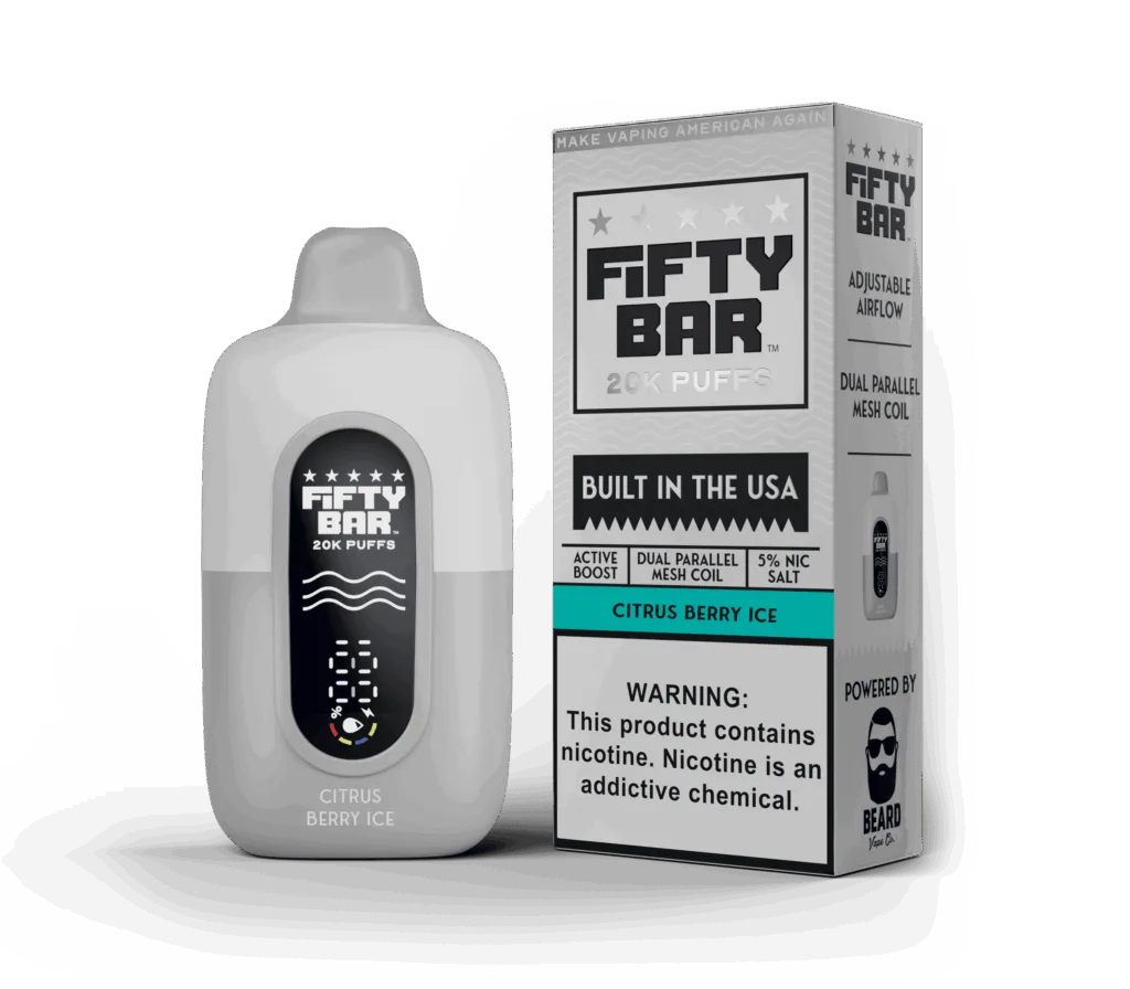 Fifty Bar V2 20000 Puff Disposable-5-Pack-Baja Slushie-50mg