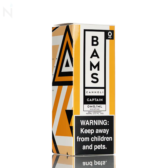 Bam Bam's Cannoli Zero Nicotine E-Liquid 100ML