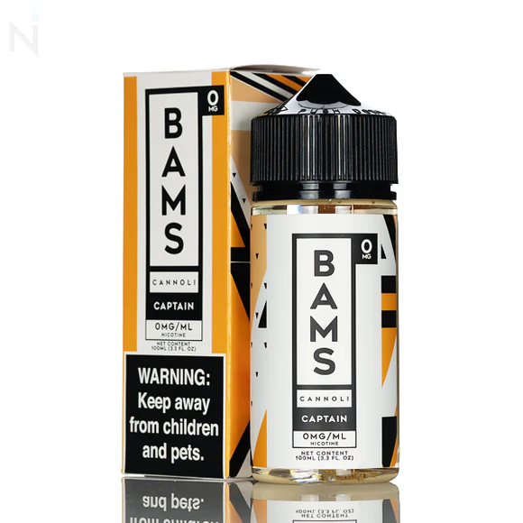 Bam Bam's Cannoli Zero Nicotine E-Liquid 100ML