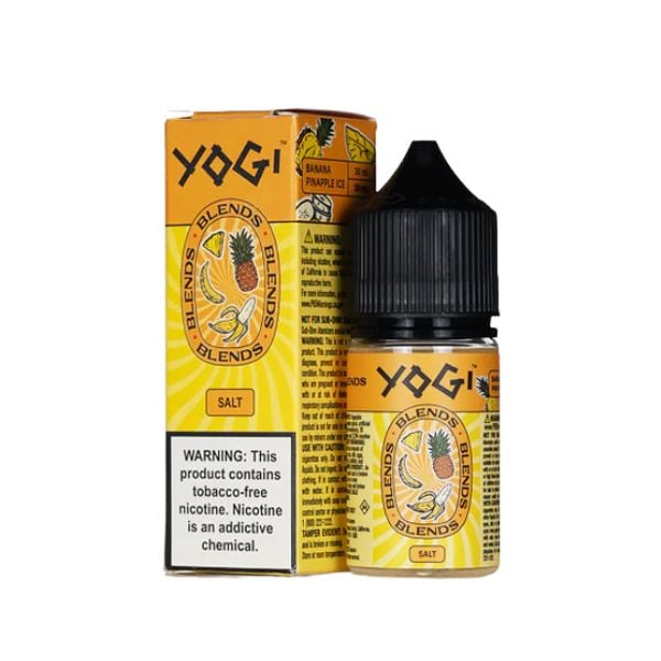 Yogi Blends Salt E-Liquid 30mL - Banana Pineapple Ice