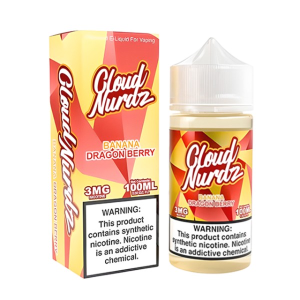 Cloud Nurdz 100ML E-Liquid- Banana Dragon berry
