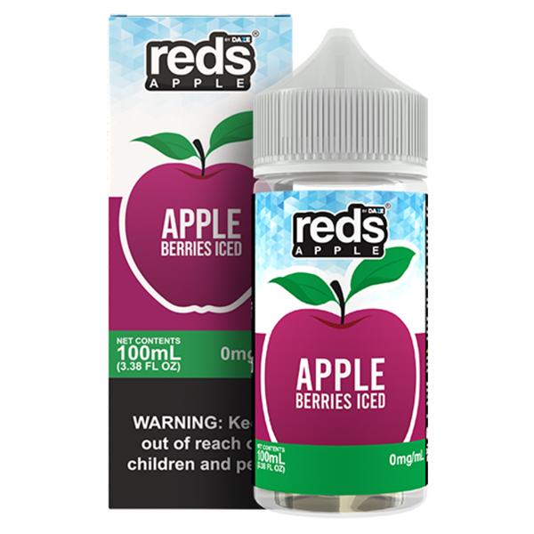 7Daze Reds 100mL Vape Juice Best Flavor Berries Iced