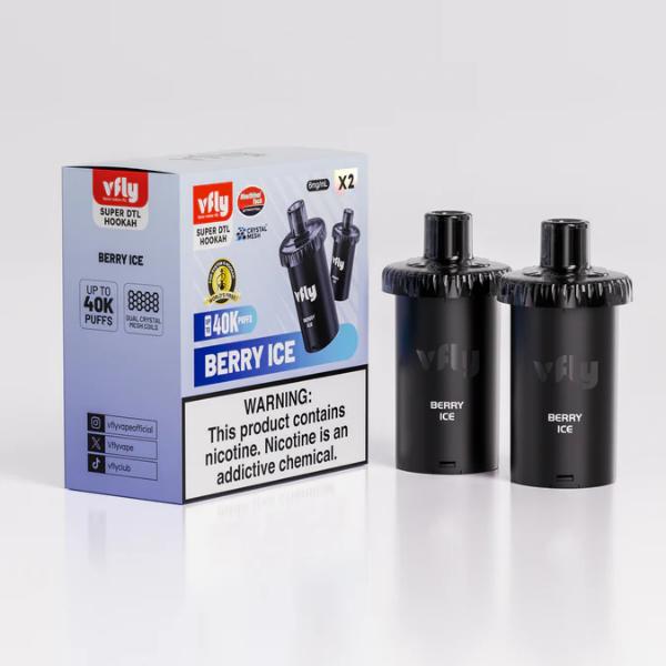 VFLY Super DTL Hookah 40K Disposable E-Hookah POD (2 Count)