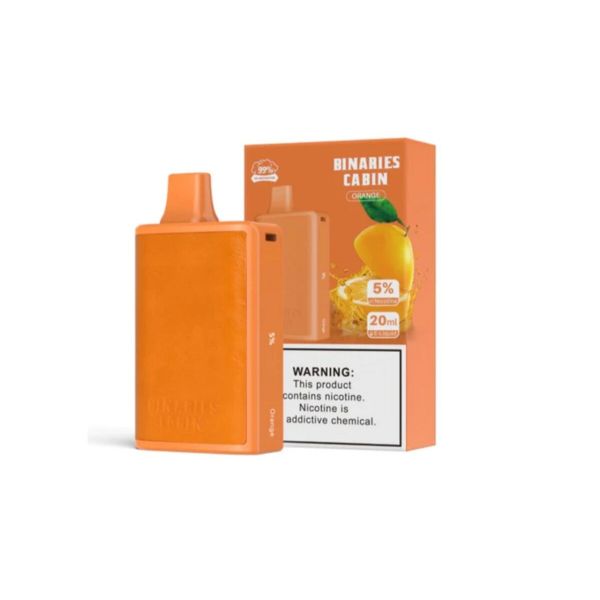 HorizonTech Binaries Cabin 10000 Puffs Disposable Vape 20mL Best Flavor Orange