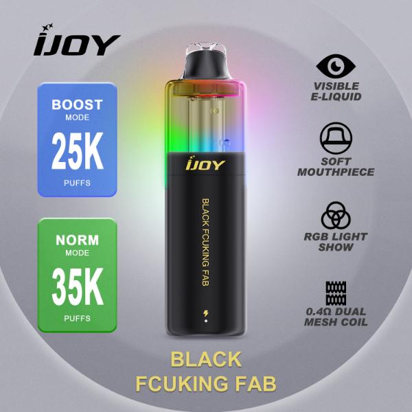 iJoy XP35,000 Puffs Disposable-Black Fcuking Fab-Single Disposable-5%-18mL