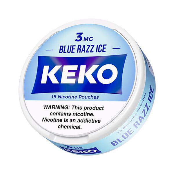 Keko Nicotine Pouches Blue Razz Ice