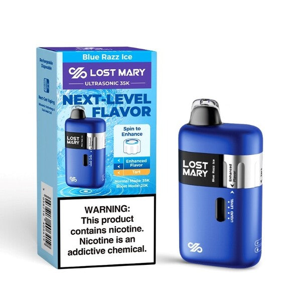Best Deal Lost Mary Ultrasonic 35,000 Puffs Disposable - Blue Razz Ice