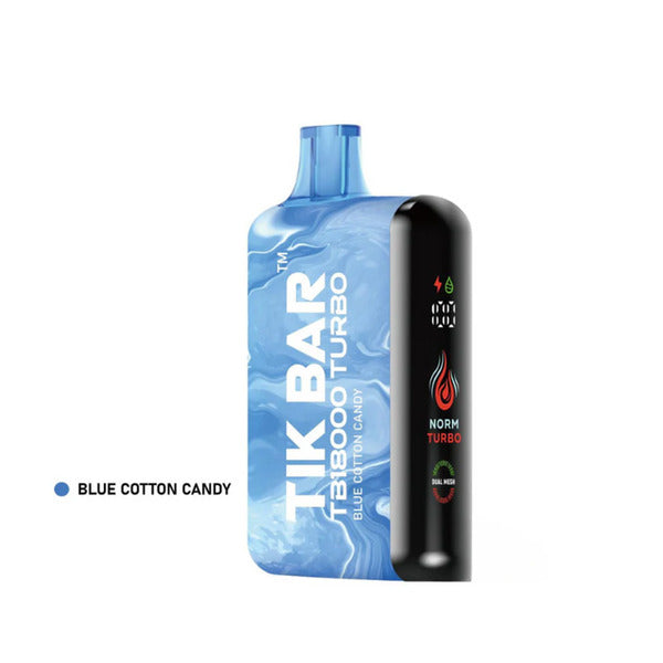 TIK BAR TB18000 Turbo Rechargeable Disposable Vape 18mL 5 Pack $47.79 eLiquid.com TIK BAR TB18000 Turbo Rechargeable Disposable Vape 18mL 5 Pack $47.79 eLiquid.com